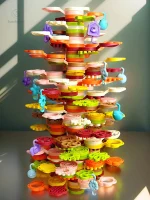 Stacking Balance Tree - Jouet d'empilage pour jeunes bâtisseurs