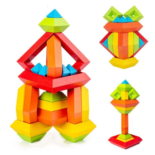 Blocs de construction colorés pour stimuler l'imagination