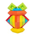 Pyramide de blocs - Favorise l'apprentissage précoce