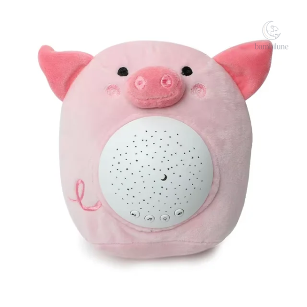 Veilleuse projetant des motifs apaisants pour bébés