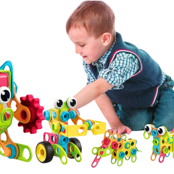 Blocs de construction colorés pour l'apprentissage ludique