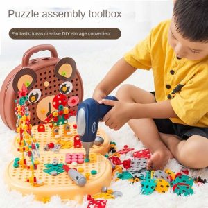 Activité STEM amusante : construire avec une perceuse