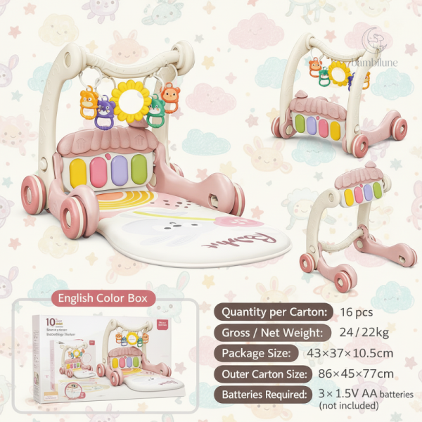 Équipement de jeu 3 en 1 pour bébés actifs