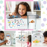 Autocollants colorés pour le développement des tout-petits