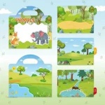 Activité manuelle pour enfants avec autocollants colorés