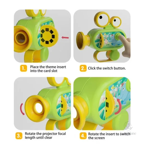 Projecteur d'histoires captivantes pour les jeunes enfants