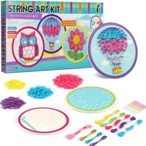 Kit String Art - Artisanat coloré pour enfants de 4 à 5 ans