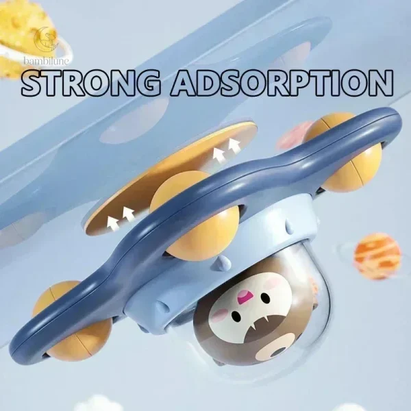 Jouet coloré Suction Spinner pour bébés