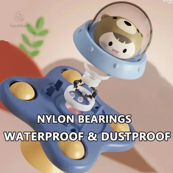Activité ludique avec le Suction Spinner rotatif