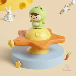 Suction Spinner : jouet tactile pour jeunes enfants