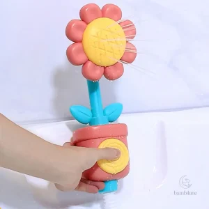 Jouet de bain éclabousseur en forme de tournesol