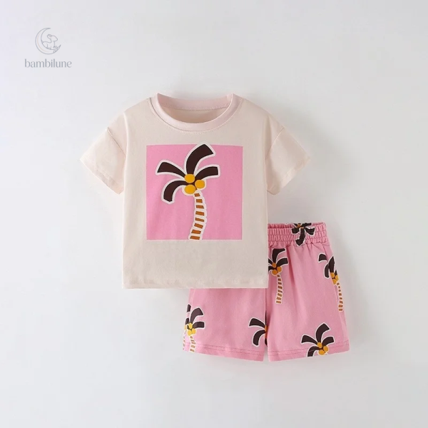 Vêtements printemps-été colorés pour enfants