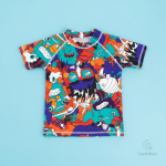 T-shirt de bain coloré pour l'été