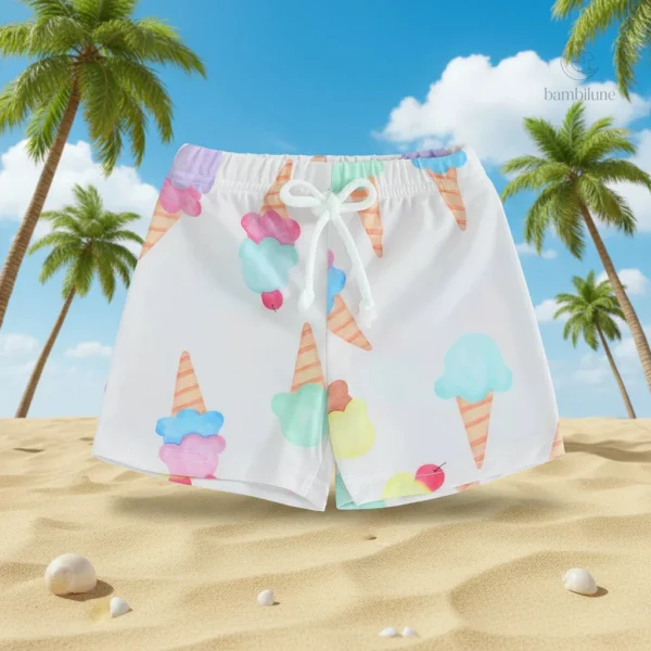 Vêtements de bain pour enfants : short SunnySplash
