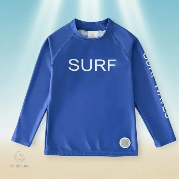 T-shirt pour enfants avec protection UV et manches longues
