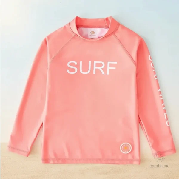 Vêtements d'été pour enfants, T-shirt de surf SunShield