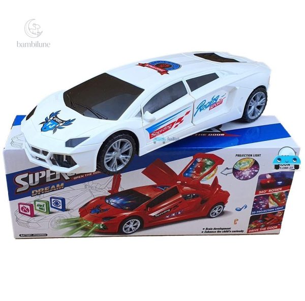 Supercar Toy - Voiture jouet mobile et clignotante