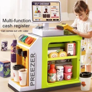 Caisse enregistreuse jouet pour enfants de 4 à 5 ans