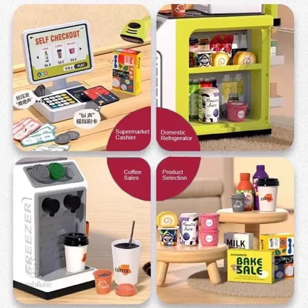 Jouet interactif de caisse pour apprentissage ludique