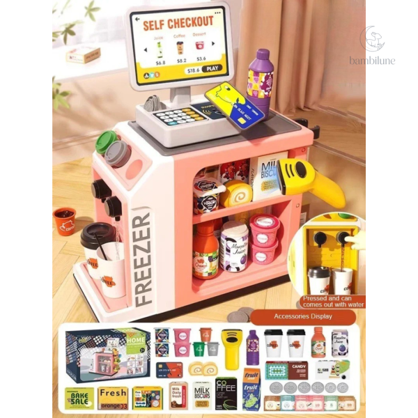 Caisse à jouets pour initier aux transactions simples