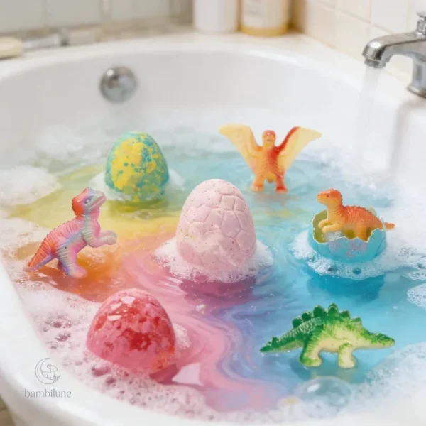 Boule effervescente pour un bain joyeux