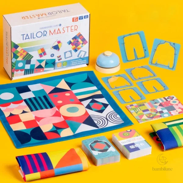 Jeu de cartes Tailor Master pour enfants de 3 à 4 ans