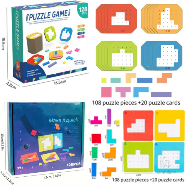 Tangram Puzzle : jeu de société pour moments partagés