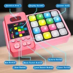 Console de jeu dynamique pour enfants de 3 à 4 ans
