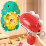 Pistolet à billes avec cible dino ludique