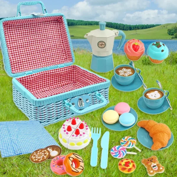 Tea Party Set – Jouets pour pique-nique chic et doux