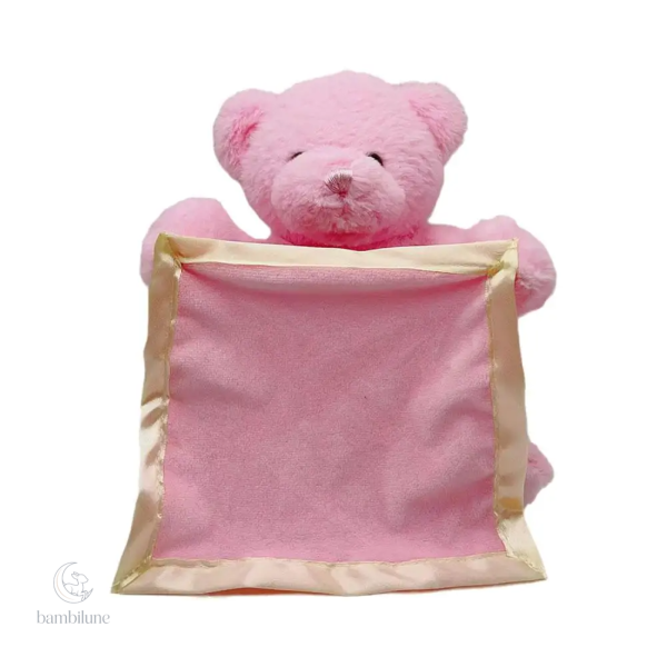 Ours en peluche avec fonction Peekaboo pour les bébés