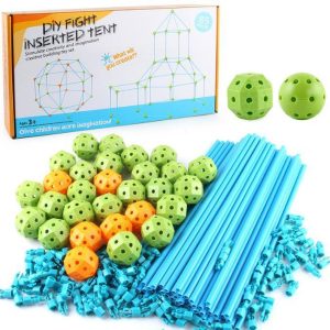 Kit de construction de tente pour enfants de 3 à 4 ans