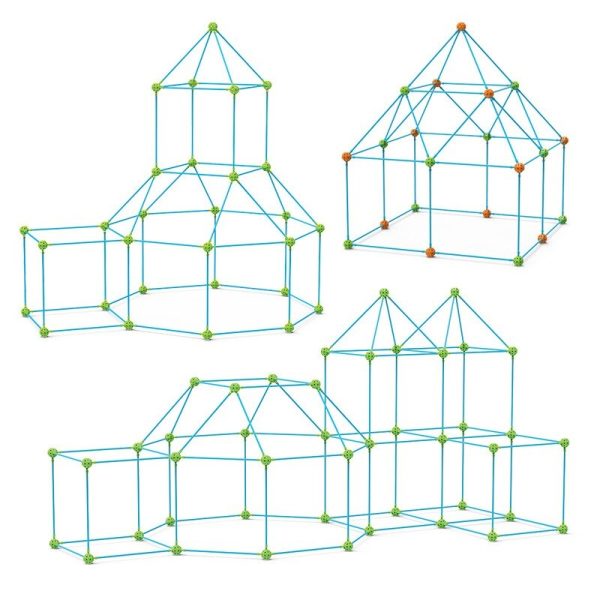 Tente à construire, parfait pour les jeux d'imagination