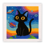 Broderie d'animaux colorés pour les jeunes brodeurs