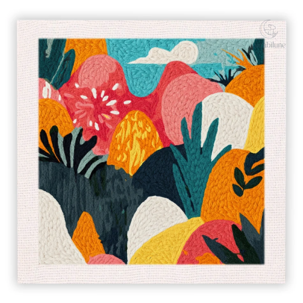 Activité ludique de broderie pour les petits artistes