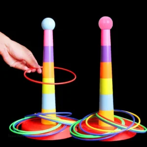 Jeu de lancer d'anneaux pour les tout-petits