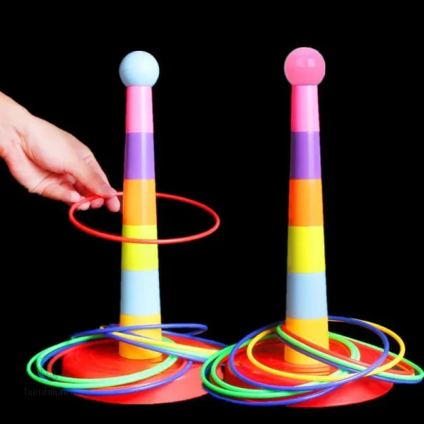Jeu de lancer d'anneaux pour les tout-petits