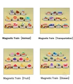 Jouets de train en bois pour enfants