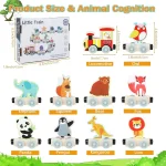 Jouets éducatifs en bois pour créativité