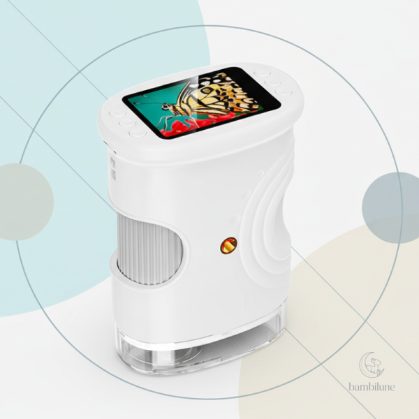 Microscope portable pour aventures scientifiques en extérieur