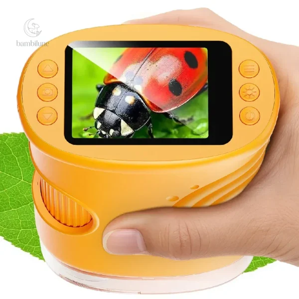 Microscope éducatif pour explorations scientifiques ludiques