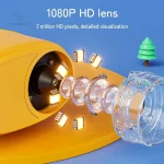 Microscope compact pour petites mains en herbe