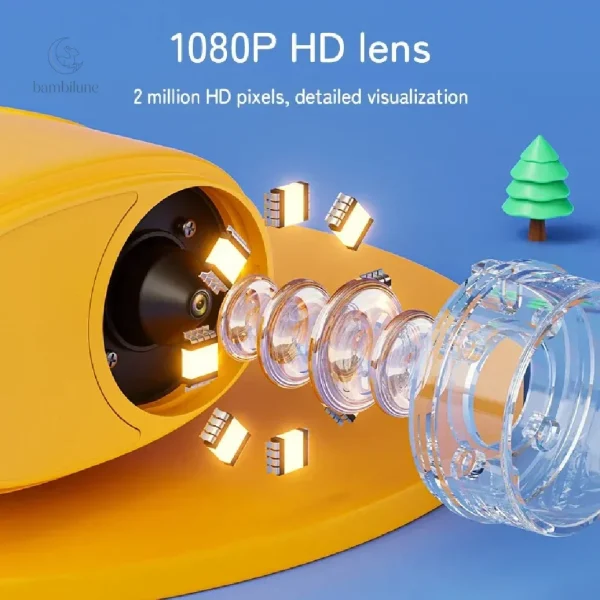 Microscope compact pour petites mains en herbe