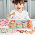 Jeu éducatif en bois pour le tri de biscuits ludiques