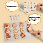 Activité créative pour enfants de 3 à 4 ans avec biscuits