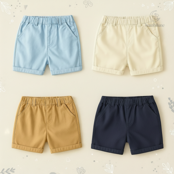 Shorts d'été TinyMove pour enfants, confortables et pratiques
