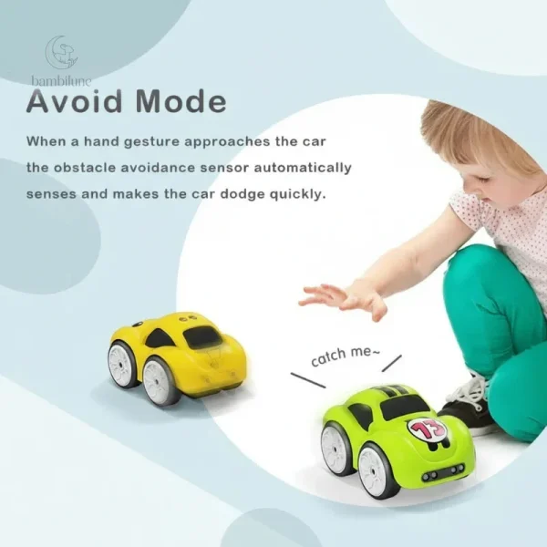 Voiture autonome colorée pour enfants en bas âge