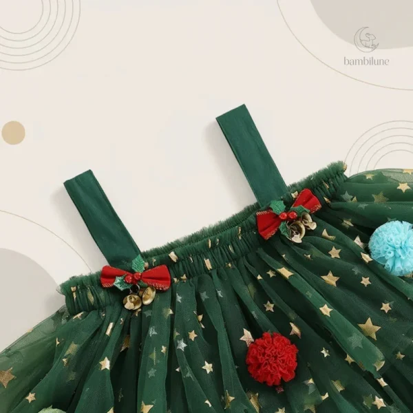 Vêtements d'automne, robe de Noël pour petites filles