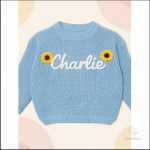 TinyStitch – Pull tricoté pour personnalisation avec prénom