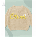 TinyStitch – Pull enfant, tricot personnalisé, look tendance